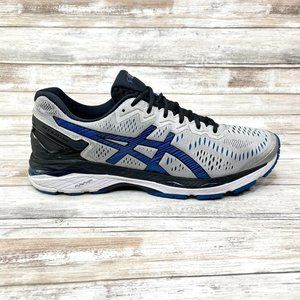 Asics | Shoes | Asics Mens Gel Kayano 23 Mens Size 2 Us Gray Blue Athletic  Running Shoes T646n | Poshmark
